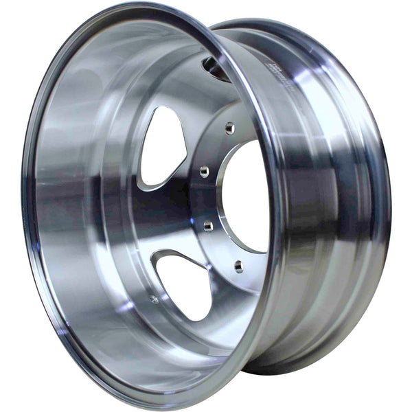 New 17" 2011-2022 GMC Sierra 3500 DRW Front Polished Dually Wheel - 5519 - Factory Wheel Replacement