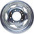 New 17" 2011-2022 Chevrolet Silverado 3500 DRW Rear Polished Dually Wheel - 5520