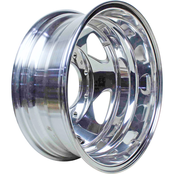 New 17" 2011-2022 Chevrolet Silverado 3500 DRW Rear Polished Dually Wheel - 5520