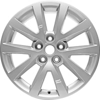 New 18" 2013-2015 Chevrolet Malibu All Silver Replacement Alloy Wheel - 5560 - Factory Wheel Replacement