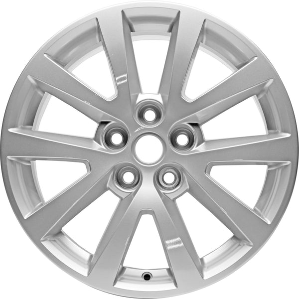 New 18" 2013-2015 Chevrolet Malibu All Silver Replacement Alloy Wheel - 5560 - Factory Wheel Replacement