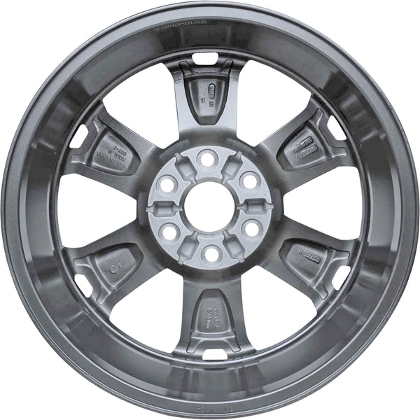 New 19" 2013-2016 GMC Acadia Machine Grey Replacement Alloy Wheel - Factory Wheel Replacement