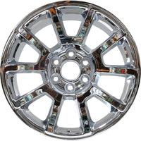 New 20" 2014-2018 GMC Sierra 1500 Chrome Replacement Alloy Wheel - 5644 - Factory Wheel Replacement