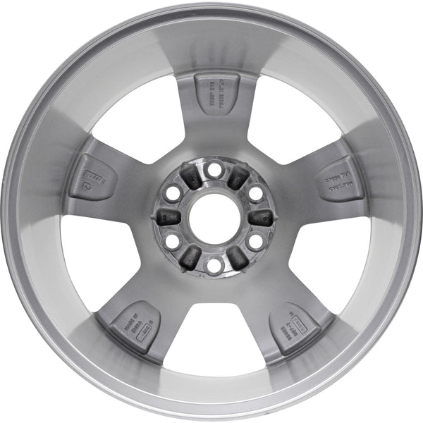 New 20" 2016-2019 Chevrolet Tahoe Silver Replacement Alloy Wheel - 5652 - Factory Wheel Replacement