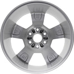New 20" 2015-2018 Chevrolet Silverado 1500 Silver Replacement Alloy Wheel - 5652 - Factory Wheel Replacement