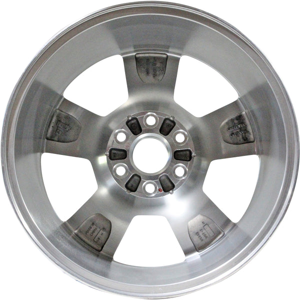 New 20" 2014-2018 Chevrolet Silverado 1500 Polished Replacement Alloy Wheel - 5652 - Factory Wheel Replacement