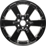 New 22" 2014-2018 Chevrolet Silverado 1500 Black Replacement Alloy Wheel - Factory Wheel Replacement