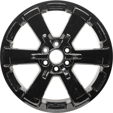 New 22" 2014-2018 Chevrolet Silverado 1500 Black Replacement Alloy Wheel - 5662