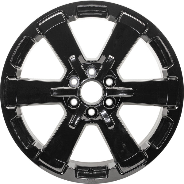 New 22" 2015-2019 Chevrolet Suburban 1500 Black Replacement Alloy Wheel - Factory Wheel Replacement
