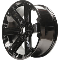 New 22" 2015-2019 Chevrolet Suburban 1500 Black Replacement Alloy Wheel - Factory Wheel Replacement