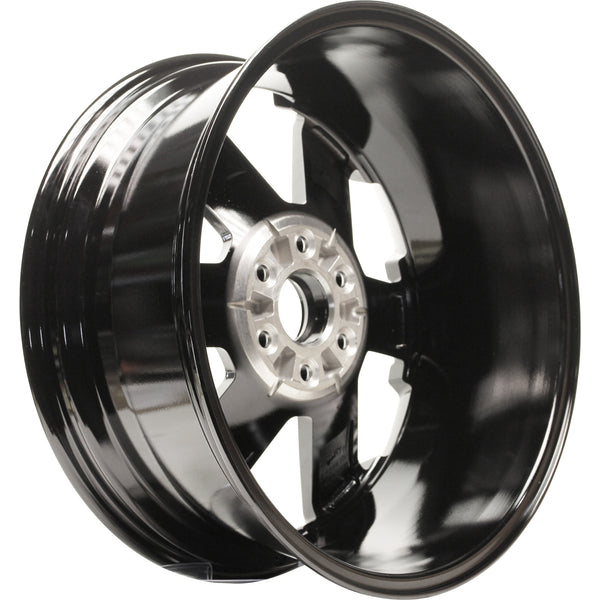 New 22" 2014-2018 Chevrolet Silverado 1500 Black Replacement Alloy Wheel - Factory Wheel Replacement