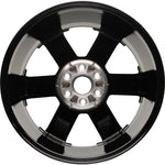 New 22" 2014-2018 Chevrolet Silverado 1500 Black Replacement Alloy Wheel - Factory Wheel Replacement