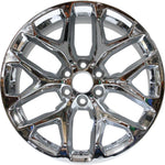 New 22" 2014-2018 Chevrolet Silverado 1500 Chrome Replacement Alloy Wheel