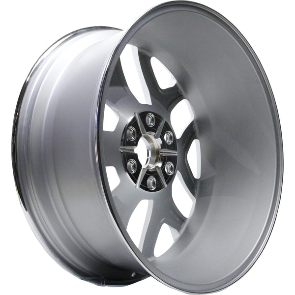 22" Premium Alloy Wheel Rim For 2015-2019 Chevy Tahoe / Suburban - Machined Polished & Black (5664)