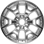 New 20" 2014-2018 GMC Sierra 1500 Polished Replacement Alloy Wheel - 5698 - Factory Wheel Replacement