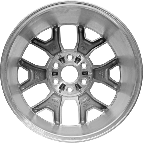 New 20" 2015-2018 Chevrolet Suburban 1500 Polished Replacement Wheel - 5698 - Factory Wheel Replacement