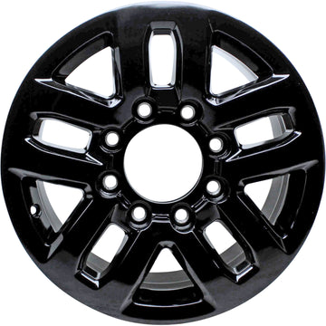 New 18" 2015-2019 Chevrolet Silverado 3500 SRW Replacement Black Wheel - 5709