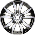 New 18" 2016-2024 Chevrolet Malibu Machine Black Replacement Wheel - 5716