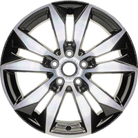 New 18" 2016-2022 Chevrolet Malibu Machine Black Replacement Wheel - 5716