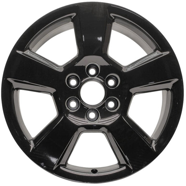 New 20" 2015-2018 Chevrolet Silverado 1500 Gloss Black Replacement Wheel - 5754 - Factory Wheel Replacement