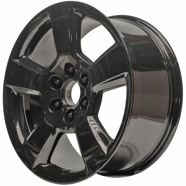 New 20" 2015-2018 GMC Sierra 1500 Gloss Black Replacement Wheel - 5754 - Factory Wheel Replacement