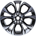 New 18" 2019 Chevrolet Cruze Machine Black Replacement Alloy Wheel - 5884