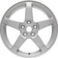 New 17" 2005-2010 Pontiac G6 Silver Replacement Alloy Wheel - 6585