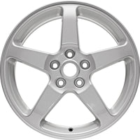 New 17" 2005-2010 Pontiac G6 Silver Replacement Alloy Wheel - 6585 - Factory Wheel Replacement