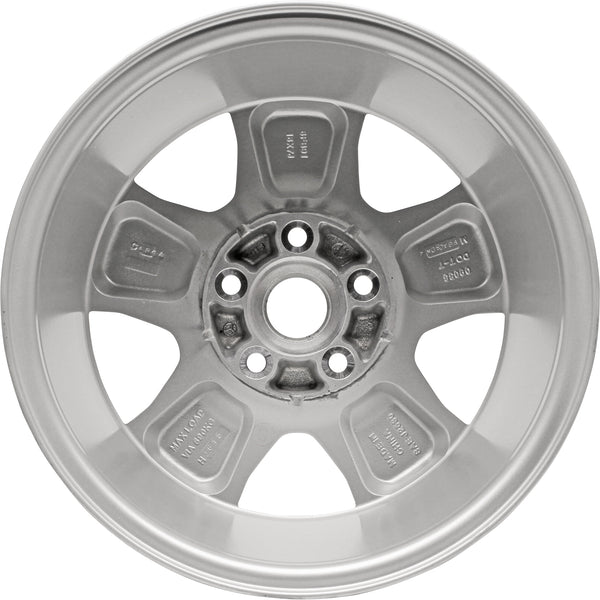 New 16" 2002-2007 Jeep Liberty Machined Silver Replacement Alloy Wheel - 9038 - Factory Wheel Replacement