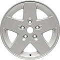 New 17" 2007-2018 Jeep Wrangler JK All Silver Replacement Alloy Wheel - 9074