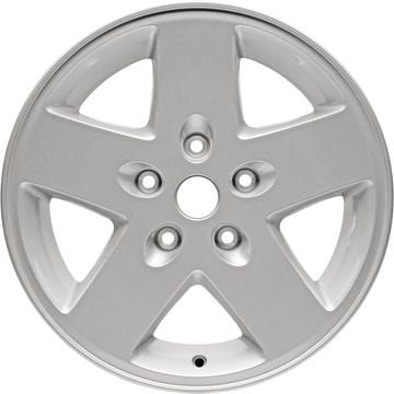New 17" 2007-2018 Jeep Wrangler JK All Silver Replacement Alloy Wheel - 9074
