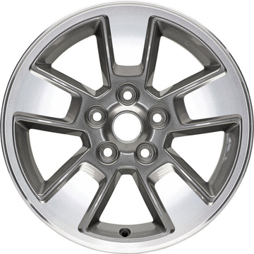 New 16" 2008-2012 Jeep Liberty Machine Charcoal Replacement Alloy Wheel - 9084