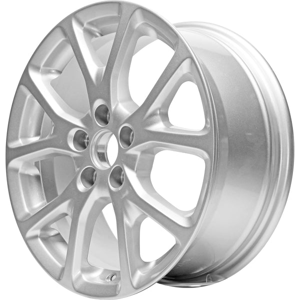 New 17" 2014-2018 Jeep Cherokee Silver Replacement Alloy Wheel - 9130 - Factory Wheel Replacement