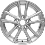 New 16" 2015-2018 Ford Focus Silver Replacement Alloy Wheel - 10010 - Factory Wheel Replacement