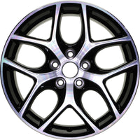 New 17" 2015-2018 Ford Focus Machine Black Replacement Alloy Wheel - 10012 - Factory Wheel Replacement