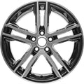 New 18" 2015-2018 Ford Focus ST Machine Black Replacement Alloy Wheel - 10015