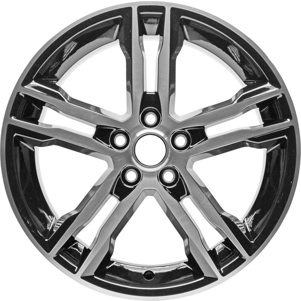 New 18" 2015-2018 Ford Focus ST Machine Black Replacement Alloy Wheel