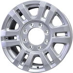 New 18" 2017-2019 Ford F-350 SRW Silver Replacement Alloy Wheel 
