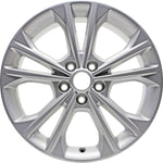 New 17" 2017-2019 Ford Escape Silver Replacement Alloy Wheel - 10108 - Factory Wheel Replacement