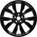 New 19" 2017-2019 Ford Escape Gloss Black Replacement Alloy Wheel - 10112 - Factory Wheel Replacement