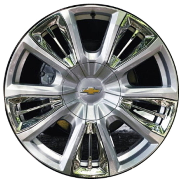 Used Factory OEM 2021-2022 Chevrolet Suburban Center Cap from 22 Inch Alloy Wheel - 23378303 - Factory Wheel Replacement