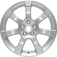 New 18" 2007-2008 Nissan Maxima Silver Replacement Alloy Wheel - 62475 - Factory Wheel Replacement