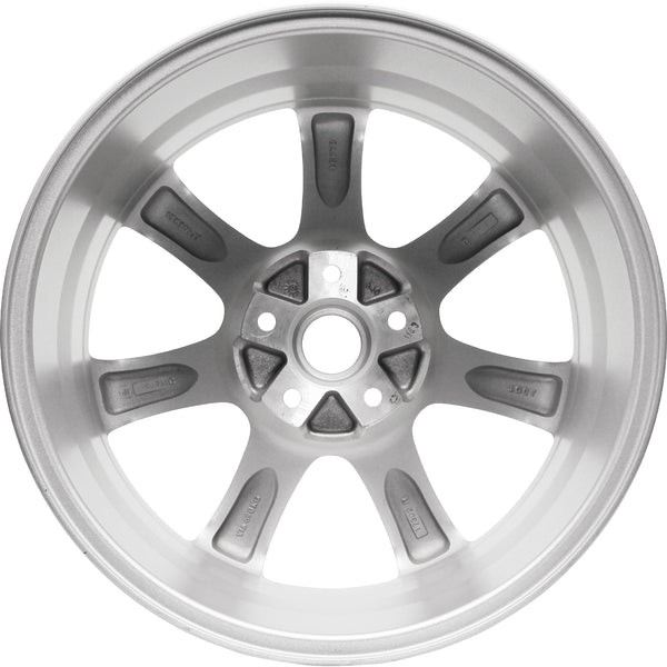 New 18" 2007-2008 Nissan Maxima Silver Replacement Alloy Wheel - 62475 - Factory Wheel Replacement