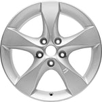 New 17" 2007-2009 Nissan Altima Silver Replacement Alloy Wheel - 62481 - Factory Wheel Replacement