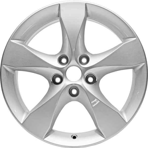 New 17" 2007-2009 Nissan Altima Silver Replacement Alloy Wheel - 62481 - Factory Wheel Replacement