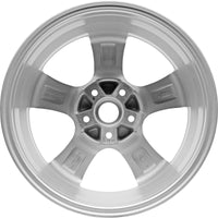 New 17" 2007-2009 Nissan Altima Silver Replacement Alloy Wheel - 62481 - Factory Wheel Replacement