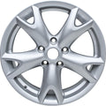 New 17" 2008-2012 Nissan Rogue Silver Replacement Alloy Wheel - 62500