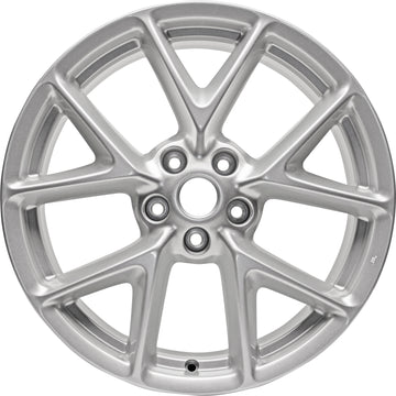 New 19" 2009-2011 Nissan Maxima Bright Silver Replacement Alloy Wheel - 62512
