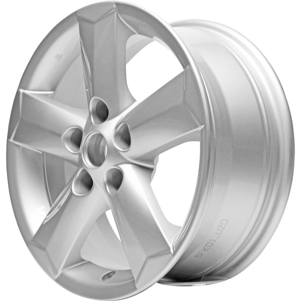 New 16" 2008-2015 Nissan Rogue Silver Replacement Alloy Wheel - 62538 - Factory Wheel Replacement