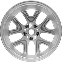 New 18" 2011-2015 Nissan Rogue Silver Replacement Alloy Wheel - 62561 - Factory Wheel Replacement